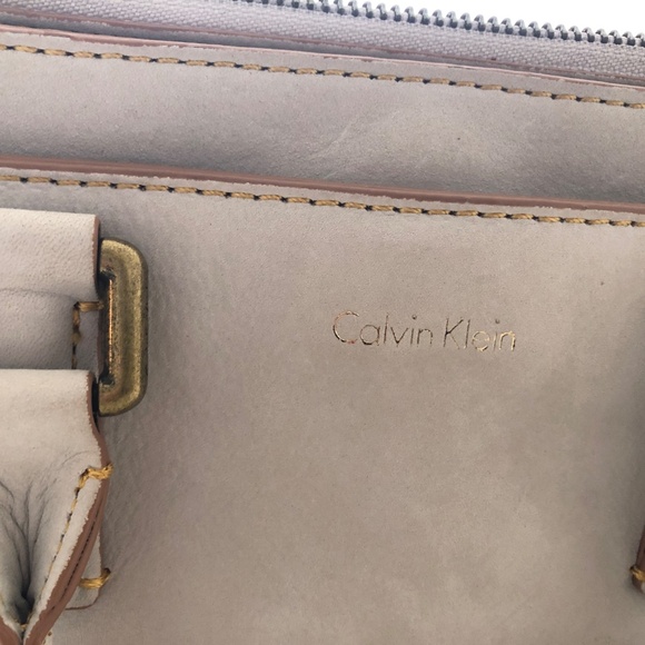 💖 Calvin Klein Brynn Suede Tote Crossbody - Picture 11 of 13